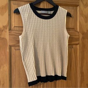 Croft & Barrow Parisian Nude and Black Shell